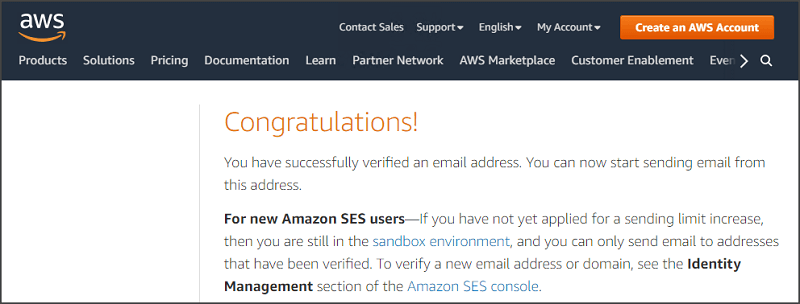 Buy verified Amazon AWS SES Account