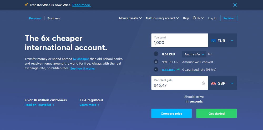 Buy TransferWise Account