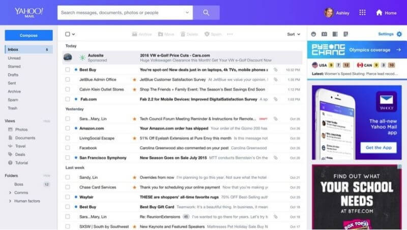 Yahoo Mail Accounts